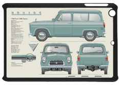Ford Squire 100E 1957-59 Small Tablet Covers